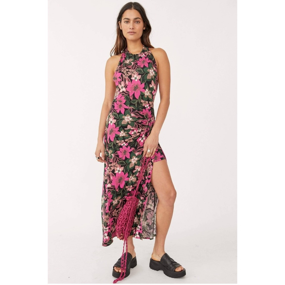 💛3 for $40 SALE: Free People 'Mimi Printed Halter Dress size M